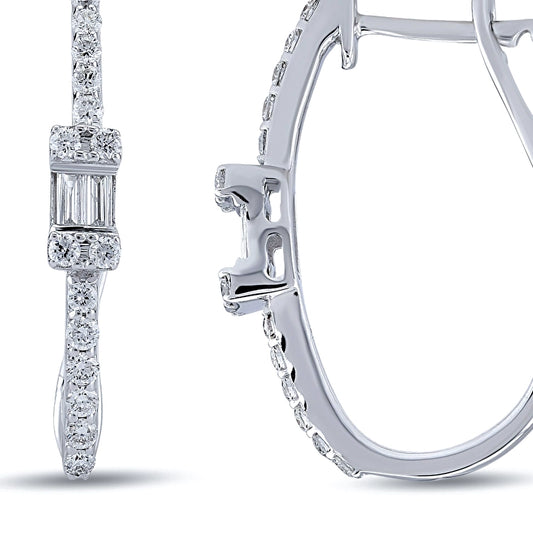 0,43 Karat Pırlanta Küpe