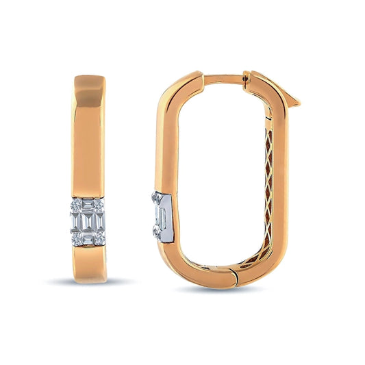 0,27 Karat Pırlanta Küpe