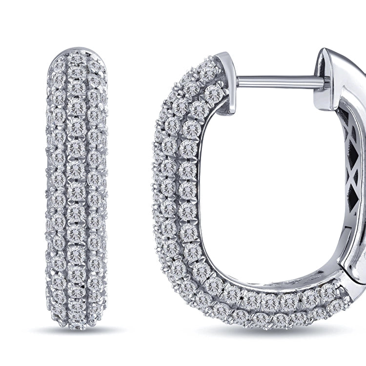 1,10 Karat Tasarım Pırlanta Küpe