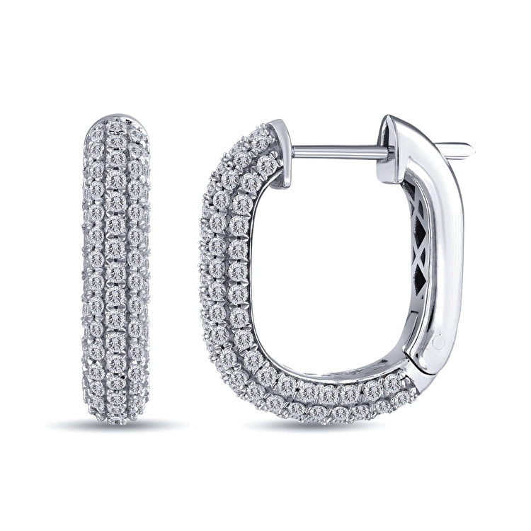 1,10 Karat Tasarım Pırlanta Küpe